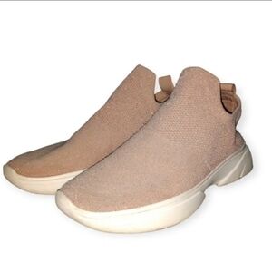 H&M Fine Knit Slip On Sneakers in Pink sz 8.5